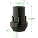 DPAccessories LCB3L6CP-BK05LK4 Black Wheel Locks 12x1.5 Closed End Bulge Acorn 19mm & 13/16