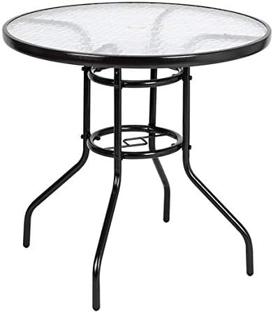 Amazon Com Layee 32 Outdoor Patio Table Round Steel Frame