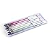 NMKL38 7PCS Ombre Nail Design Brushes, UV Gel Nail Drawing Painting Brush Pen Set with Nylon Hair Acrylic Handle, Professional Nail Art Tool