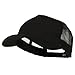 E4hats New Big Size Trucker Mesh Cap - Black (For Big Head)