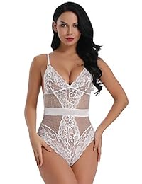 Joyaria - Conjunto de lencería sexy para mujer con encaje