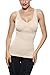 Khaya Women's Super soft Camisole Seamless Shapewear Basic Tank Top, Beige, Large