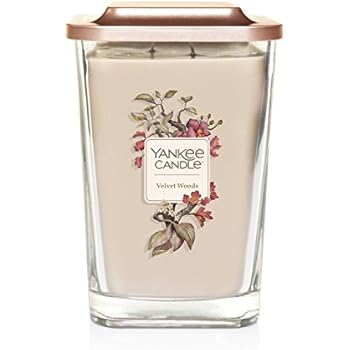 Yankee Candle Company Elevation Collection with Platform Lid, Large | 2-Wick, Velvet Woods