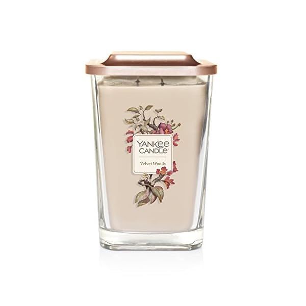 Yankee Candle Elevation Collection with Platform Lid Velvet Woods