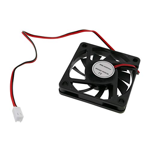 BeMatik-Ventilador-de-chasis-60x60x10-mm-de-12-VDC-para-Caja-de-Ordenador-con-rodamiento-de-Bolas-VL043