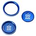 iJDMTOY 2pc Set Blue Aluminum Keyless Engine Push Start Button & Surrounding Decoration Ring For Mazda 3 6 CX-3 CX-5 CX-9 MX-5 w/Push Start Engine Feature