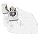 Zippo Target with Holes White Matte Pocket Lighter