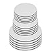 Upper Midland Products Cake Boards - Set of 15 White Cake circle bases - 6 inches, 8 inches, and 10 inches, 5 of eachâ€¦ (15)
