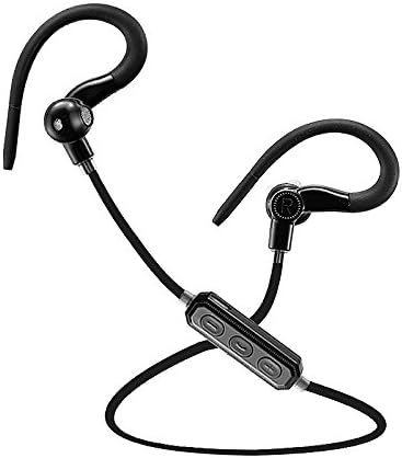 Bluetooth Headphones, Ourkens Bluetooth Earbuds V4.1 Wireless Sports Headphones, Secure Fit for Sport Gym for iPhone, iPad and Android Phones (Black)