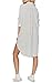 KingsCat® Striped Drawstring Beach Dress Style Swimsuit Cover Up,One size,White
