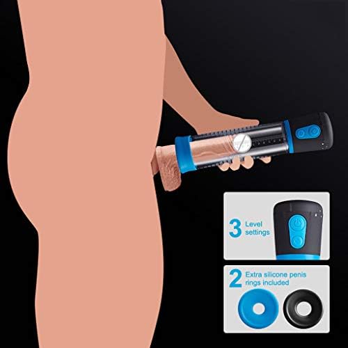 Enlargement 12inch P-ênîs Pump Black Manual Operating Device Vacuum Pump P-ênîsgrowth Pump Electric P-ênîsêxtender Length Device for Men