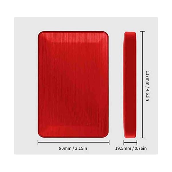 Externe Festplatten Metall Mobile Festplatte 2,5 Zoll Externe Festplatte Dateiverschlüsselung USB3.0 ABS Technische… – Bild 4