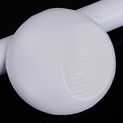 Duoying 127Cm*30Cm 3D Car Carbon Fiber Sticker Car Foil White