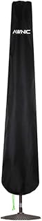 Awnic Schutzhülle für Sonnenschirm Abdeckung Sonnenschirmhülle Schutzhülle für Ø 300cm Sonnenschirm Sonnenschirmhülle Reißfest Wasserdicht 420D 190×30/40/50cm