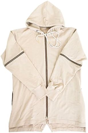Reves Paris Ohayo Convertible Hoody In Cream Size Xl
