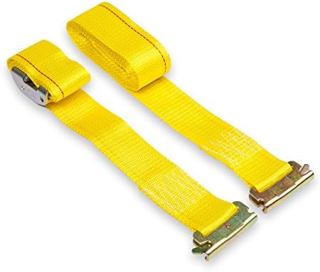 Quality Cargo Control 2"X12' E Track Tie Down Cam Strap 835 WLL (4)