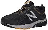 New Balance Men's MT610V5 Trail Shoe, Black/Gold Rush, 11 4E US