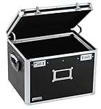 Vaultz Locking Chest, Letter and Legal Size, 17.5 x 14 x 12.5 Inches, Black (VZ01008)