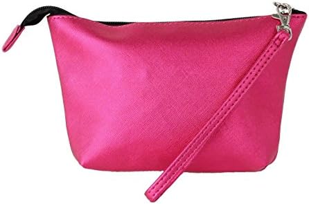 Lipstick Carrying Case for 16 Tubes of LipSense, Younique Splash and Lip Glosses with elastic bands and detachable wristlet, Tester Bag, Party In A Purse (Hot Pink Solid)