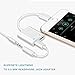 HanPro 2 in 1 Lightning Adapter, Headphone Audio and Charge Adapter, Dual Lightning Splitter for iPhone 7/7 Plus
