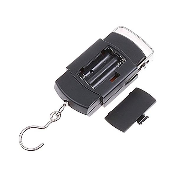 Electronic-Fishing-Scale-By-Sakana-Gear-Digital-Balance-Scale-With-A-Stainless-Steel-Hanging-Hook-And-Metal-Hand-Handle-Compact-Lightweight-Fishing-And-Traveling-Gear–2-AAA-Batteries-Included