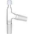 StonyLab 3 Way Distilling Thermometer Adapter with 14/20 Joints and Screw Cap for Distillation Apparatus