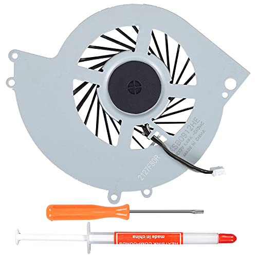 New PS4 Cooling Fan, Internal Cooler Fan Replacement for Sony PlayStation 4 PS4 CUH-12XXA (CUH-1200 CUH-1215A CUH-1215B CUH-12XX CUH-1200AB01 CUH-1200AB02 500G) Console Series with Tool Kit