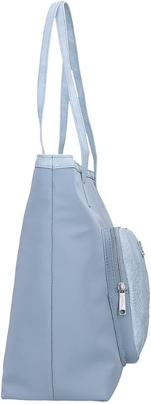 Jana Sac fourre-tout bleu 34 x 32 x 14 cm Polyester avec détails en cuir synthétique by Joumma Bags, bleu, Talla única, Sac fourre-tout