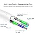 Headphone Jack Adapter & Splitter,Aux Audio & Charging Adapter Cable Connector,Compatible for IP X/Xs/Xs Max/XR/ 8/8 Plus/ 7/7 Plus Ipad Ipad Pro,Dual Ports for Audio Music/Charge/Call/Sync (White)thumb 4