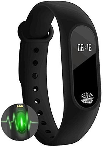 JIKRA Smart Bracelet Fitness Band with Heart Rate Monitor LED Display Bluetooth 4.0 Compatible with MI Note 5 Pro