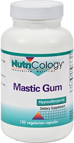 Nutricology Mastic Gum Hypoallergenic Vegetarian Capsules - 120 Ea (pack of 2)