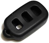 Black Silicone Key Fob Cover Case Smart Remote Pouches Protection Key Chain Fits: Toyota Sequoia 01-08