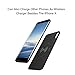 NVESS Apple Battery Case iPhone X Charging Case with removable Wireless Qi Charging Pad Power Bank 5000mah with integrated kickstand for easy viewing, portable charger for iPhone X - (Black)