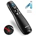 Wireless Presenter with Laser Pointer,2.4GHZ PPT Clicker, Support Super URL, Powerpoint Presentation Remotes R400-OPROLLA,USB Control for Teaching. Updated Version