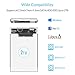 ORICO 2.5 USB 3 External Hard Drive Enclosure, USB3.0 to SATA Portable Clear Hard Disk Case for 2.5 inch 7mm 9.5mm SATA HDD SSD, Support UASP SATA III, Max 4TB, Tool-Free Design - Clear
