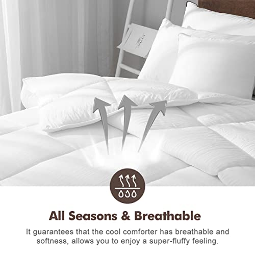 Down Alternative Duvet Insert All Season Eucalyptus Lyocell Mixed