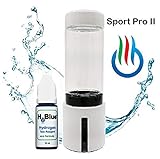 H2 USB Sport Pro II Hydrogen Water Generator with H2 Blue Test Drops