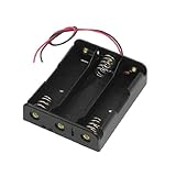 uxcell Series 3.7V Flat Tip Battery Holder Case for 3 x 18650 Batteries