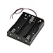 uxcell Series 3.7V Flat Tip Battery Holder Case for 3 x 18650 Batteries