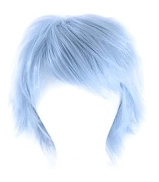 Amazon Com Shiki Saxe Blue Wig 11 Messy Short Cut Beauty