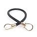 Black 13mm Width DIY Handbag Accessories Braided Pu Leather Purse Handles Handbag Straps Detachable Bunckles Length 23.6 Inches