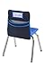 ECR4Kids Classroom Chair Seat Companion Pocket Organizer with Name Tag, Small