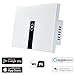 Alexa WiFi Smart Light Switch, HOSYO In-Wall Wireless On/Off Wall Switch, Timing, Voice App Remote Control, Compatible with Alexa