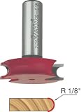 Kempston 318411 Canoe Router Bit – 1/2" Shank, 1-1/2" Cutting Diameter, 1/4" Cutting Length, 1/8" Radius - View #3