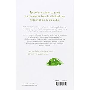 Smoothies verdes: Batidos antioxidantes para recuperar la energÃ­a, la salud y el bienestar