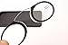 SOOLALA 2 Pairs of Women Men Go Everywhere SOS Pince Nez Style Nose Resting Pinching Portable Wallet Reading Glasses, +1.0x