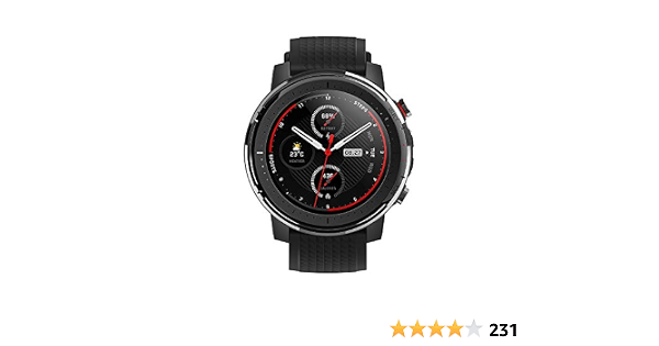 Amazfit Stratos 3 - Sports Smartwatch, 1.34” Full Round Display, 80-Sports  Modes, Standalone Music Playback, GPS, Bluetooth, Water Resistant - Black:  Smartwatches: Amazon.com.au