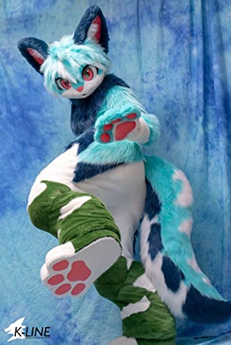 FurryWu Studio Jackalope Pegasus Cooker Spaniel Huksy Dog Fursuit Teen Costumes Child Full Furry Suit Fursona Kigurumi Digitigrade Anime main image 0