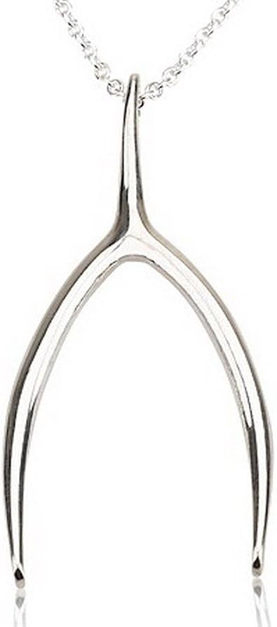 Silver Wishbone Pendant Store, 56% OFF 