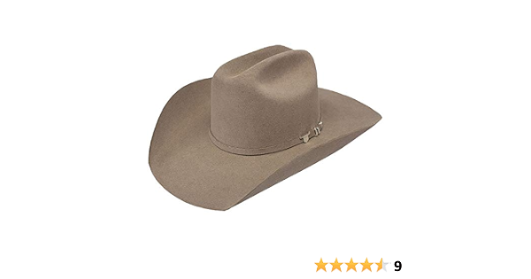 RESISTOL Mens 6X USTRC Stone 4 1/4 Brim 